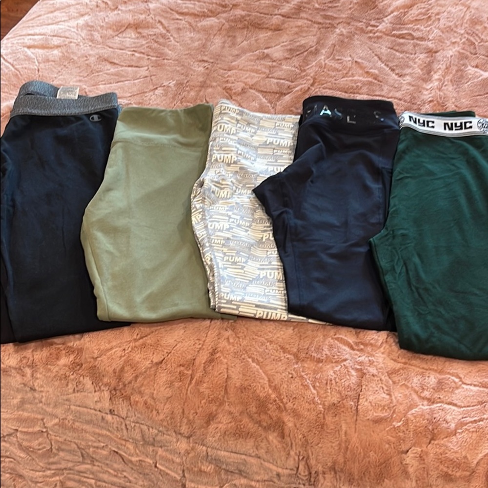 5 pairs of mixed match leggings